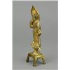Image 3 : 16-17th C. Ming Chinese Gilt Buddha w/ Stand