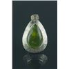 Image 3 : Chinese Green Amber With Frame Pendant