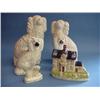 Image 1 : 2 Pairs Staffordshire Style Spaniel Dog Figures A/F, And...
