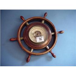 Ships Wheel Style Barometer...