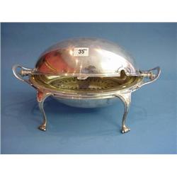 Victorian Silver Plated Turnover Dish...
