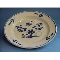 Early Blue Delft Wall Plate Approx. 9" Dia....