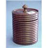 Image 1 : Lignum Vitea Turned Treen Tobacco Jar...