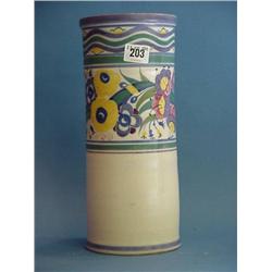 Large Cylindrical "Cater Stabler" Adams Poole Vase...