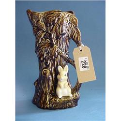 Large Sylvac Vase No.4242 "Tree With Rabbit"...