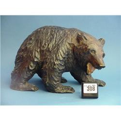 Hand Carved Bear By Japanese Artist...