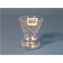 Masonic Firing Glass Mid.19th. Cent....