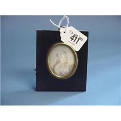 Miniature Portrait Of Lady Bearing Signature (Believed J.Shell) 2....