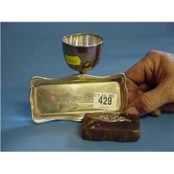 Silver Pin Tray Marked Birmingham 1919 And Silver Mounted Box And...