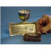 Image 1 : Silver Pin Tray Marked Birmingham 1919 And Silver Mounted Box And...