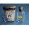 Image 1 : 2 Silver Topped Jars...