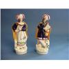 Image 1 : Two Staffordshire Musician Figures With Sheep (One With Dog Also)...