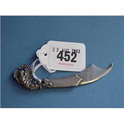 Plated Cherub Bookmark/Letter Opener...