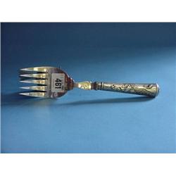 Large Plated Bread Fork...