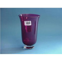 Cranberry Glass Vase...