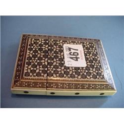 Ornate Inlaid Card Box...