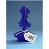 Image 1 : Ornate Bristol Blue Scent Bottle...