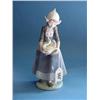 Image 1 : Lladro Figure "Dutch Girl Holding Duck" Approx. 10.5" Height (No....