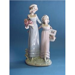 Lladro Figure "Flower Girl Group" Approx. 13" Height (No.5013)...
