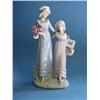 Image 1 : Lladro Figure "Flower Girl Group" Approx. 13" Height (No.5013)...