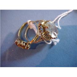 2 Ladies Gold Rings...
