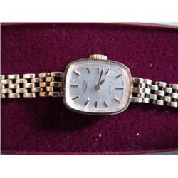 Ladies All Gold 9ct. Wrist Watch By Rotary...