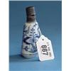 Image 1 : Small Porcelain Scent Bottle In Blue Orion Pattern...
