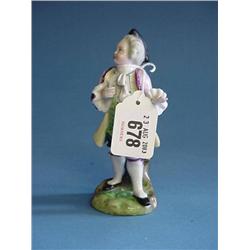 Old Porcelain Figure Of Gentleman...