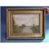 Image 1 : River Scene Oil On Canvas Bearing Signature John A Anderson...