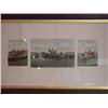 Image 1 : Equestrian Racing Triple Print Published By Ackerman Painted By E.A.S....