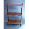 Image 1 : Small 3 Tier Victorian Rosewood What-Not Slender Turned Supports And...