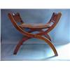 Image 1 : 20th.Cent. "X" Framed Folding Stool...