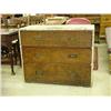 Image 1 : Bound 3 Drawer Military Chest Mahogany Drawer Fronts And Oak Linings...