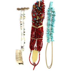 Collection of 3 Native American necklaces