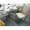 Image 1 : Cobra Base Glasstop Table w6 Chairs No Shipping
