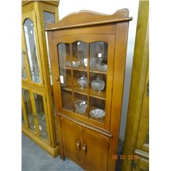 Mahogany Corner Cabinet