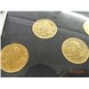 Image 2 : 5 Pc. Set of 2002 Gold Edition State Quarters