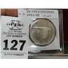 Image 1 : 1967 Silver Canadian Goose Dollar