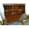 Image 2 : Mahogany Drop Front Desk w/Hutch (Key in Office)