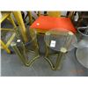 Image 1 : Brass and Glass Side Tables (2)