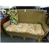 Wicker Padded Love Seat