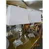 2 Cut Glass Table Lamps - 2 Times the Money