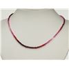 Image 1 : #4-14K YELLOW GOLD RUBY (40.0CT) NECKLACE