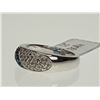 Image 2 : #26-STERLING SILVER BLUE AND WHITE DIAMOND