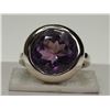 Image 1 : #28-STERLING SILVER AMETHYST RING