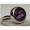 Image 3 : #28-STERLING SILVER AMETHYST RING