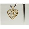 Image 1 : #44-14K YELLOW GOLD (1.09G) HEART PENDANT