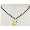 Image 1 : #47-14K YELLOW GOLD QUARTZ AND SPINEL NECKLACE