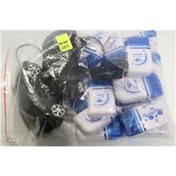 BAG FILLED WITH TWO LIGHT UP WIRED CAR SHAPED