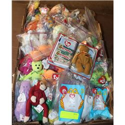 FLAT OF ASSORTED TY BEANIE BABIES